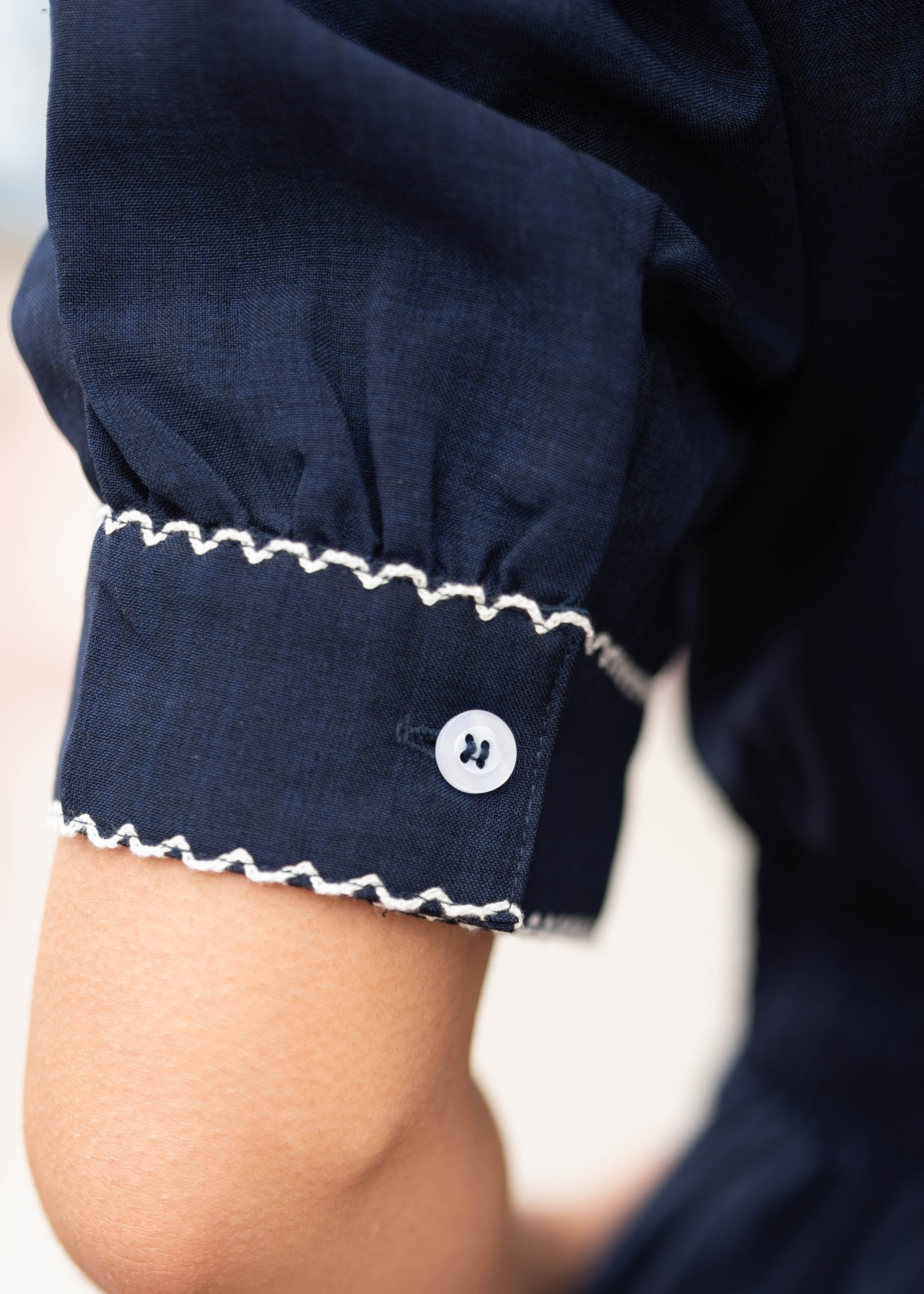 Kylee Navy Tiered Dress