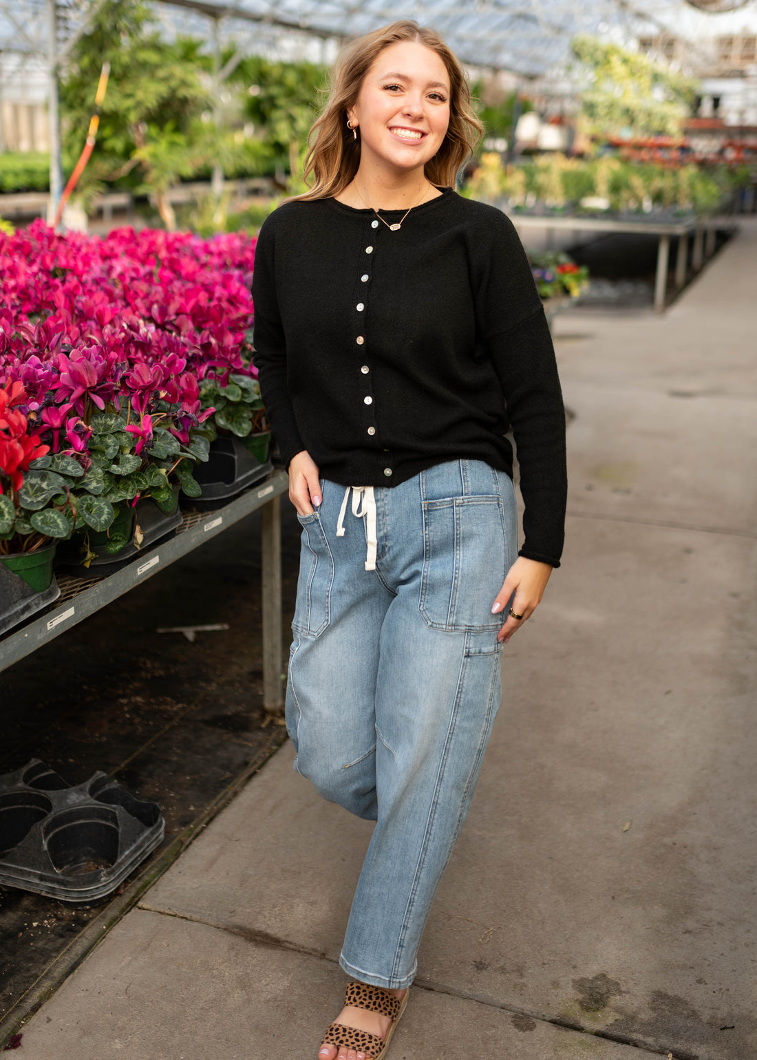 Laura Black Cardigan