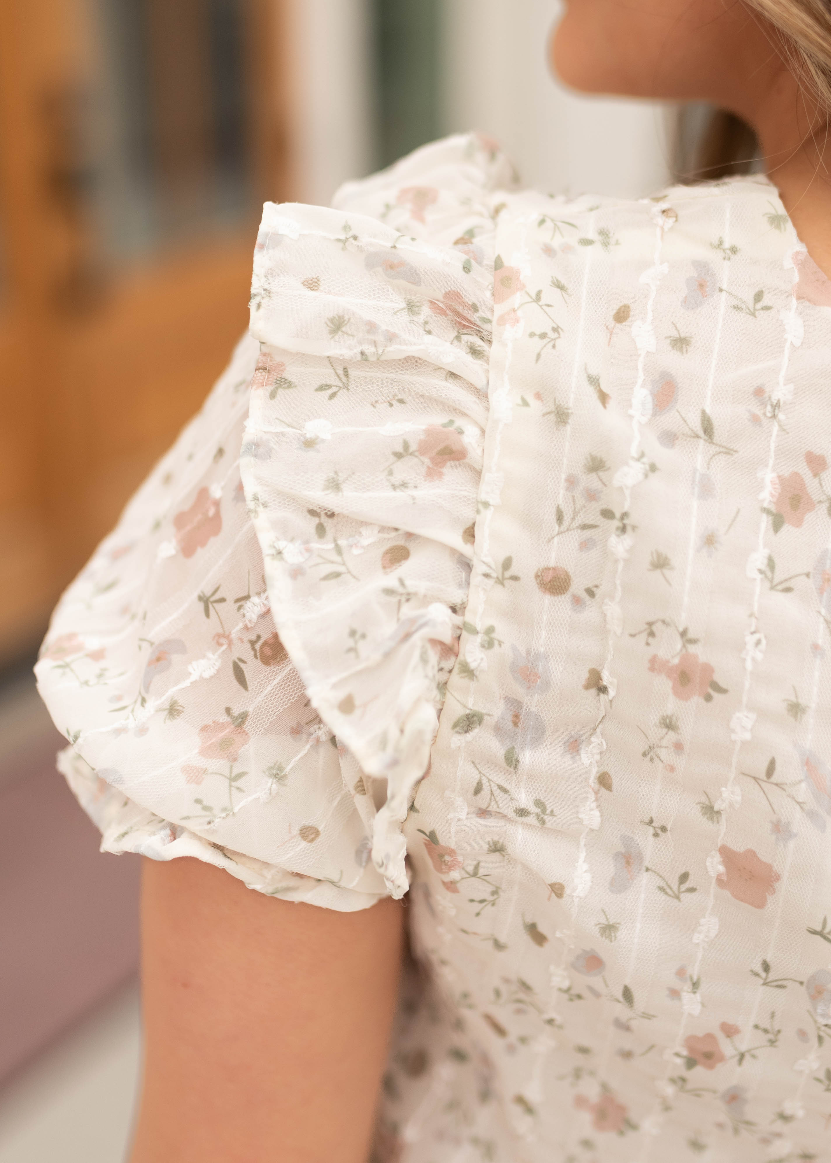 Lexi Ivory Floral Blouse