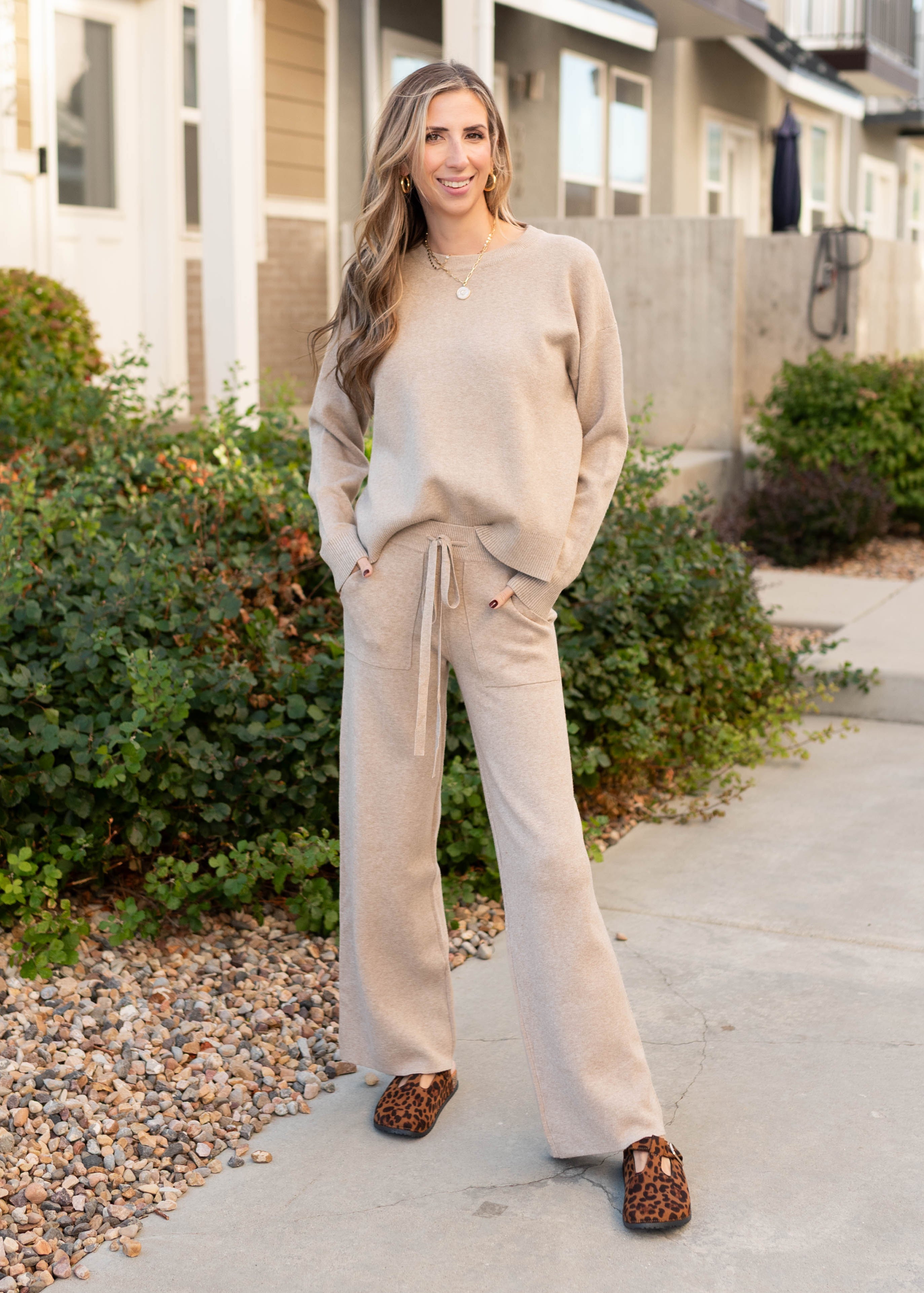 Lexi Taupe Sweater