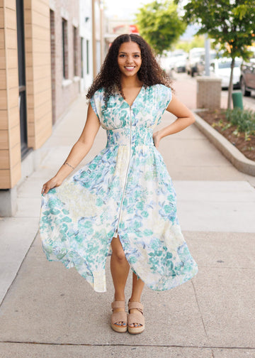 Lilly Multi Color Floral Dress