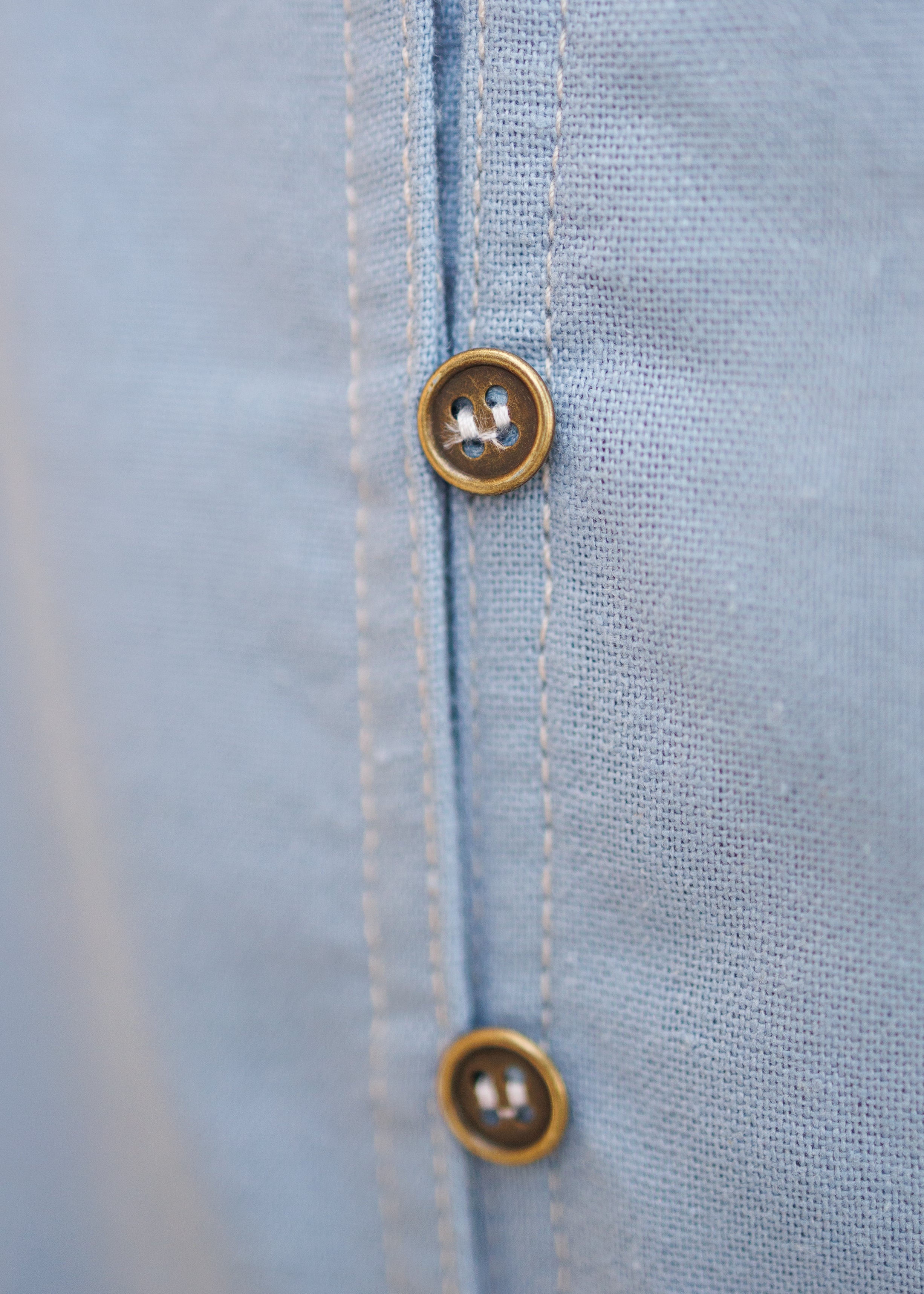 Lola Chambray Button Up Dress