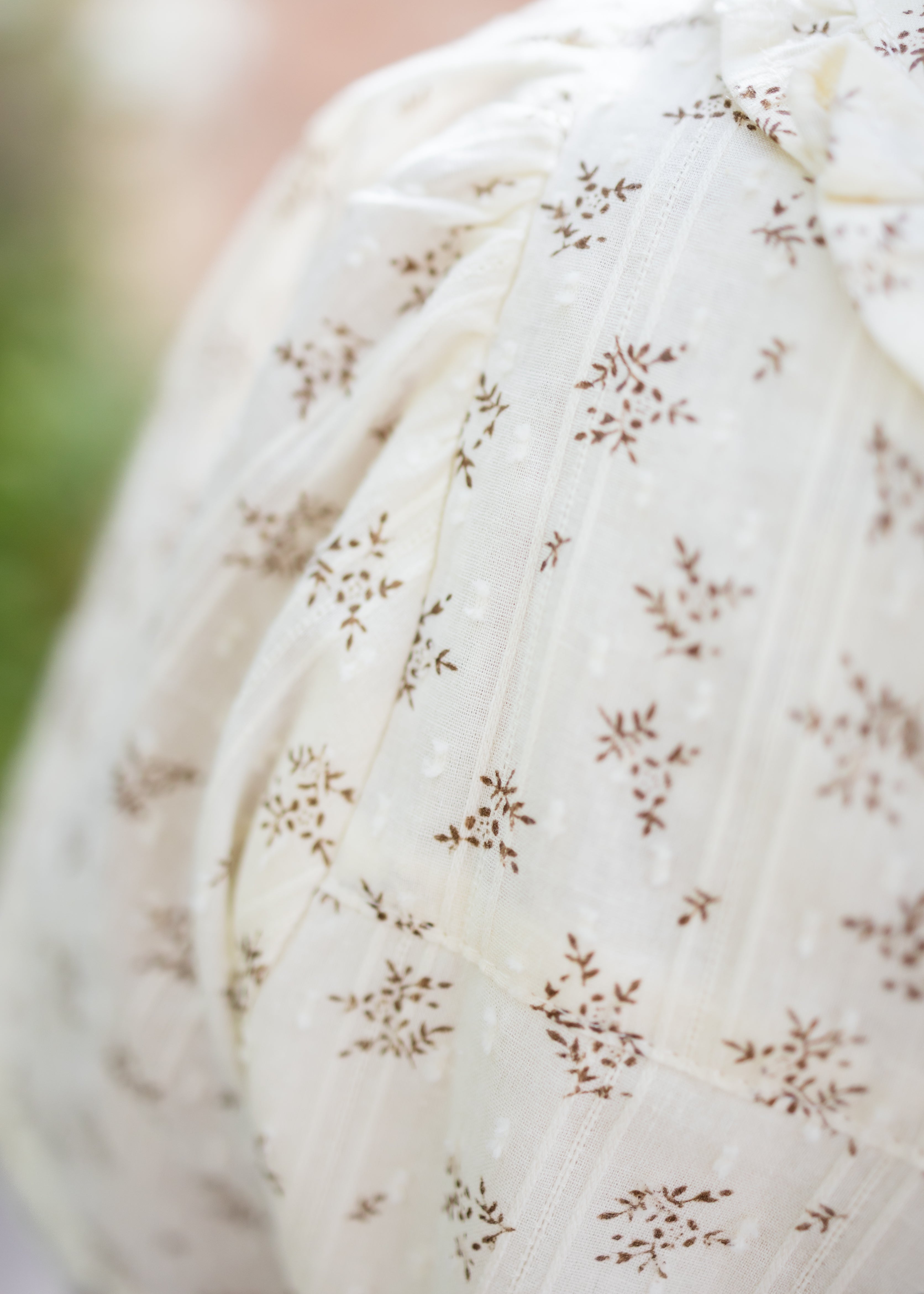 Marissa Cream Floral Button Up Blouse