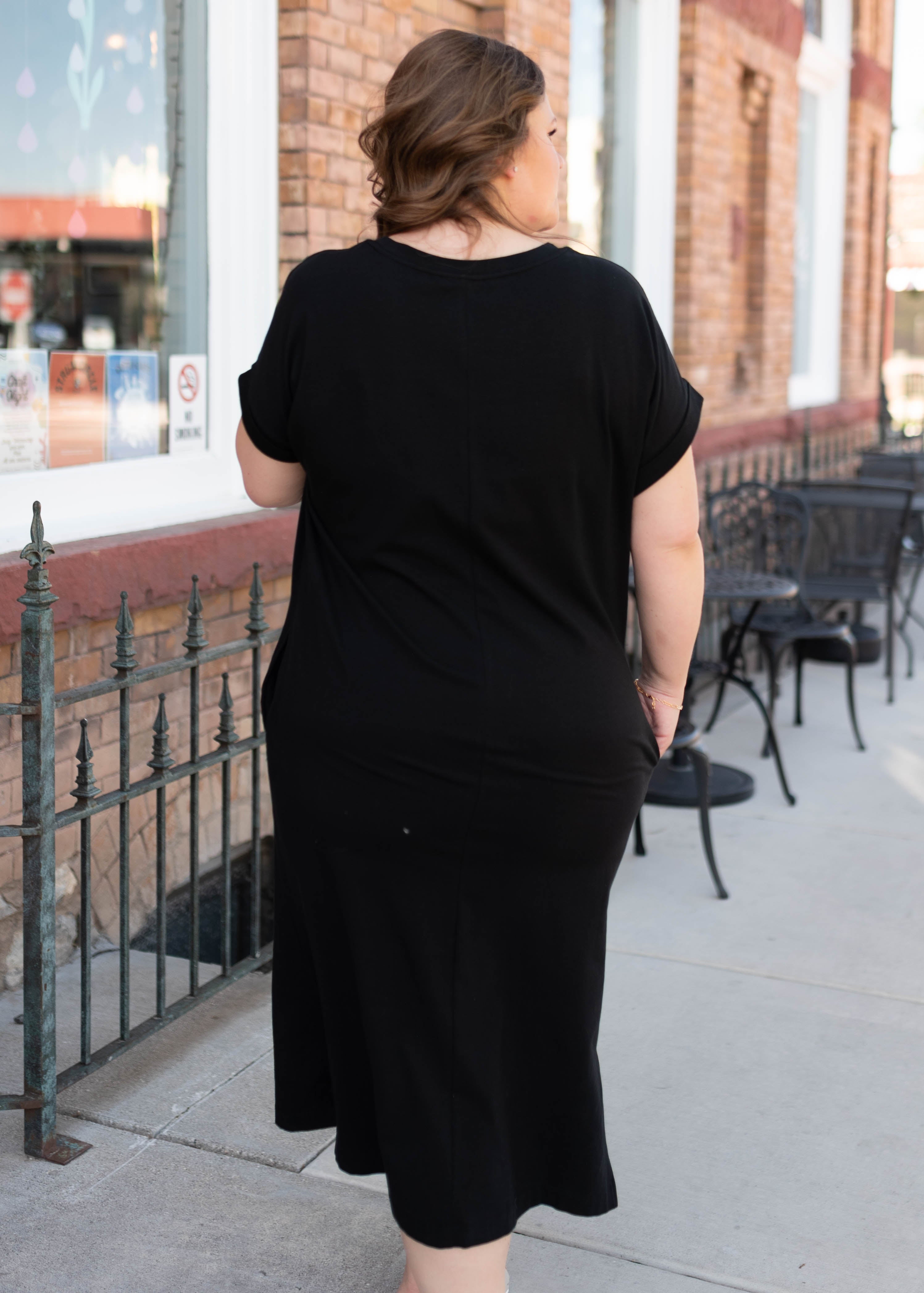 Mika Black Midi Dress