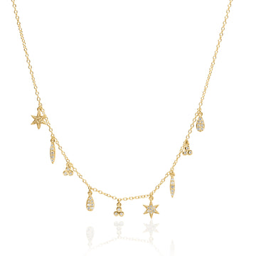 Boho Multi-Charm Necklace