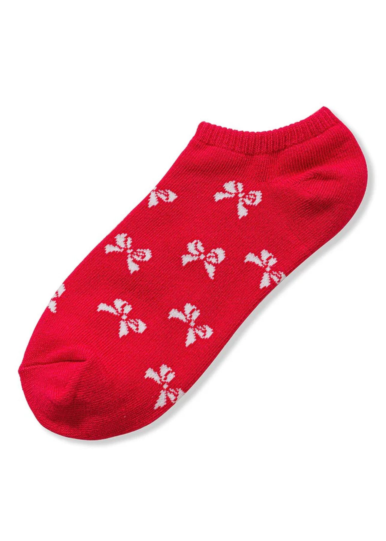Nadia Red Bow Socks
