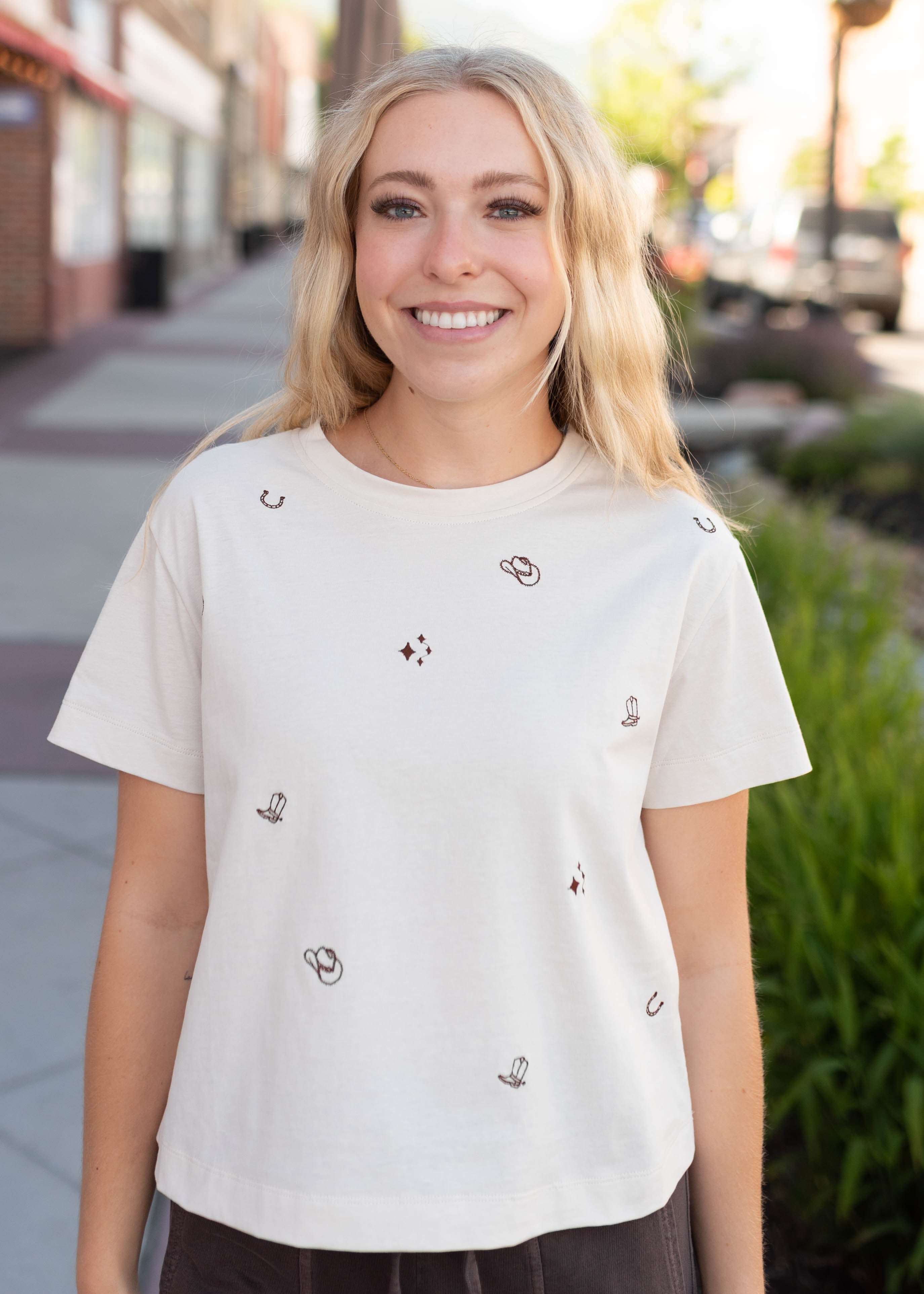 Ramona Cream Cowgirl Top