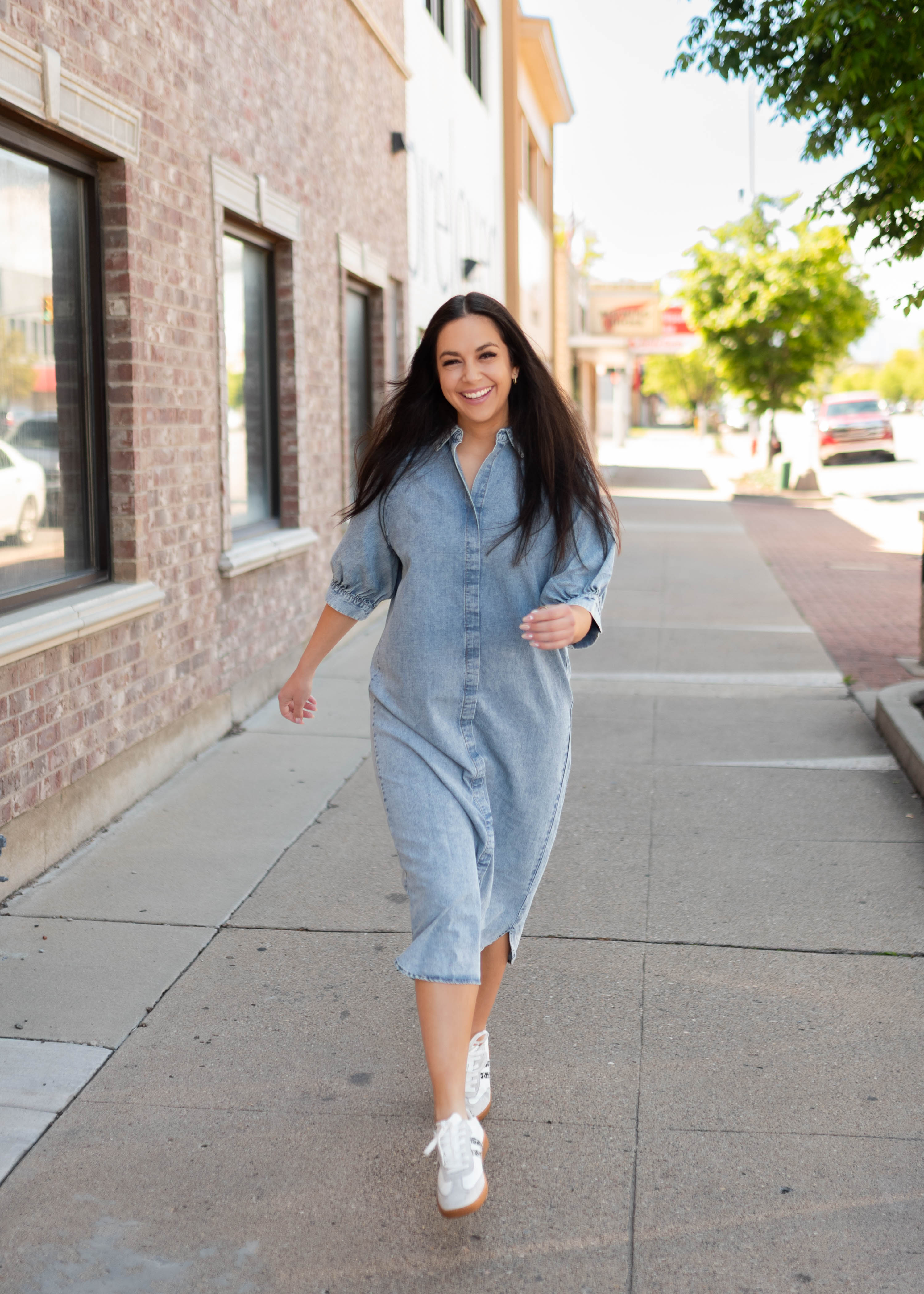 Rory Chambray Collared Dress