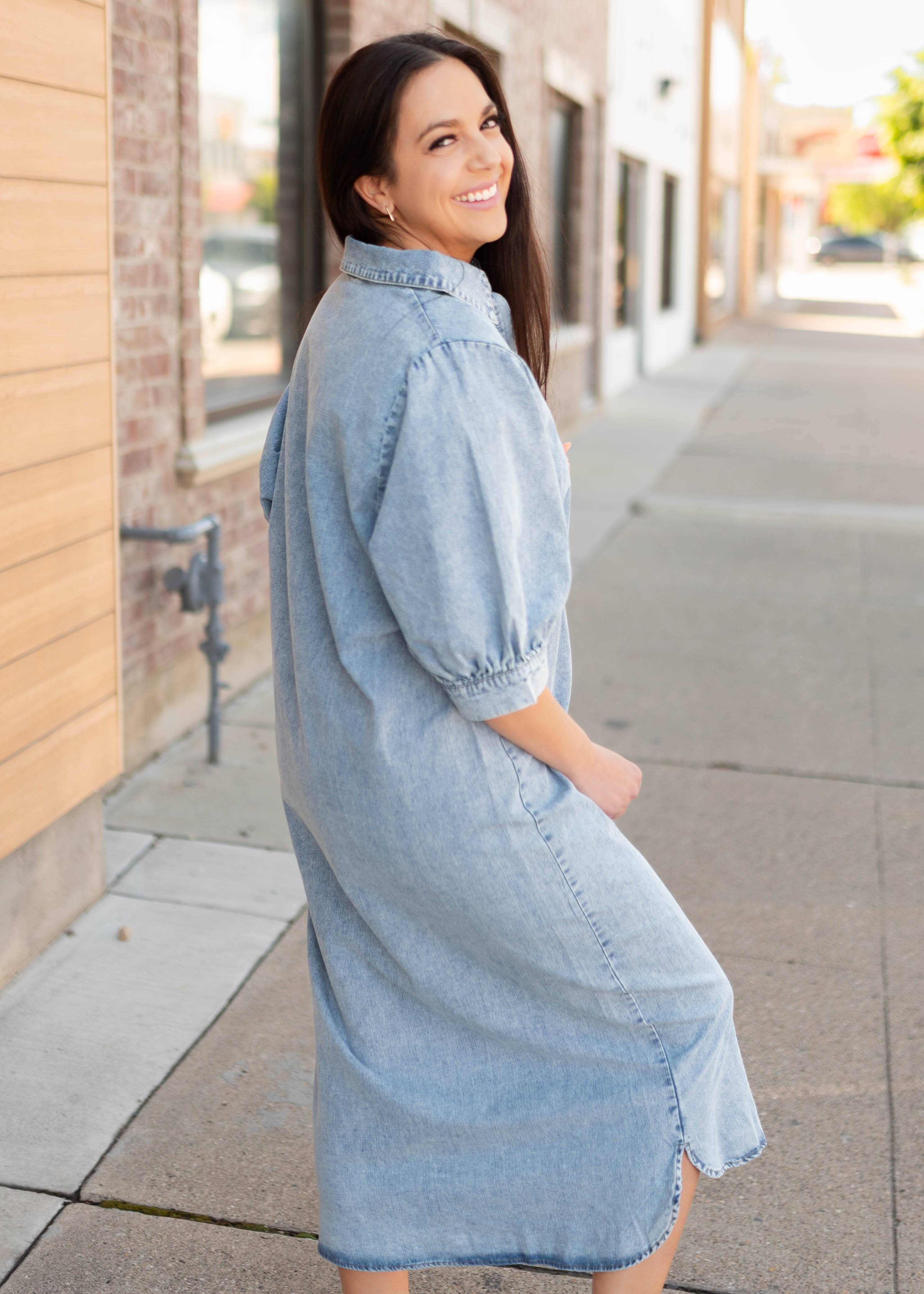 Rory Chambray Collared Dress