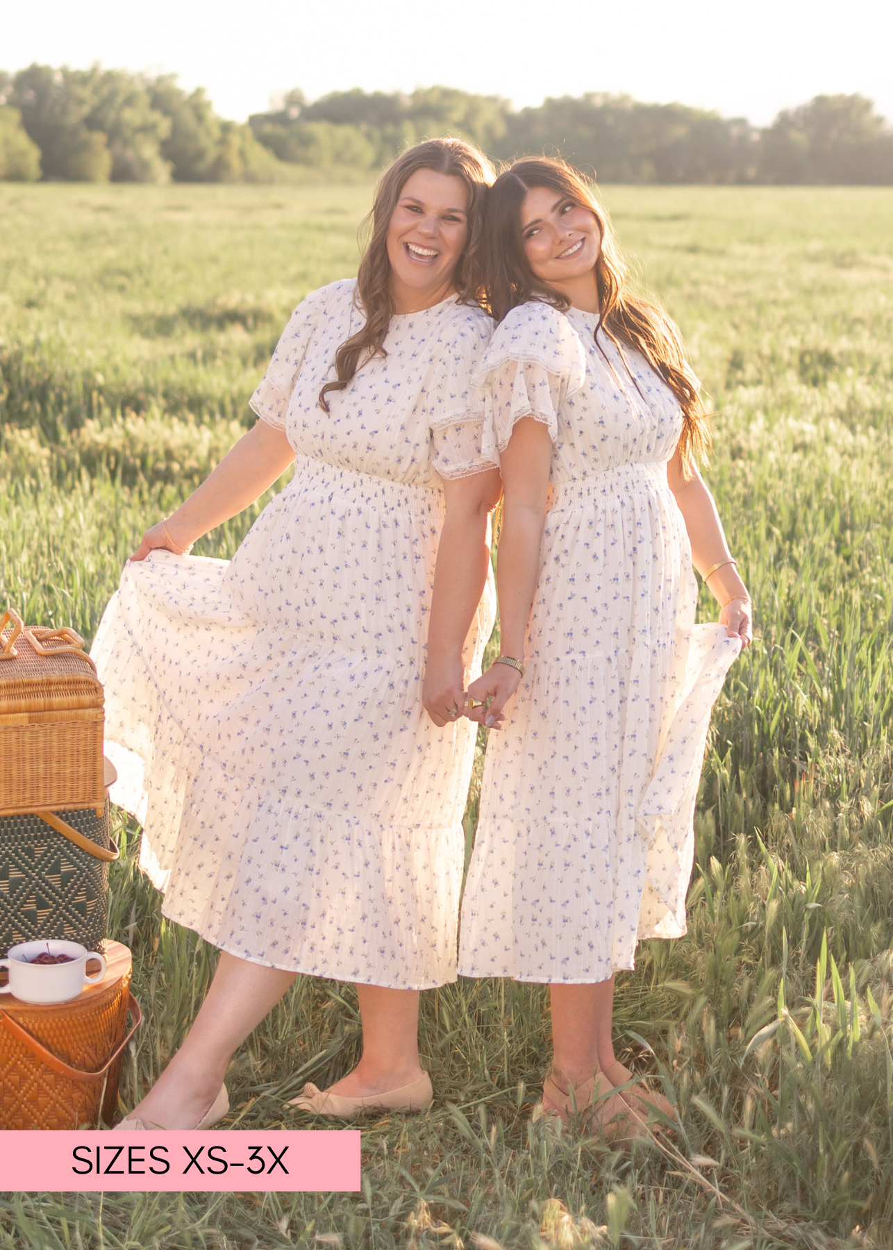 Sami Blue Floral Dress
