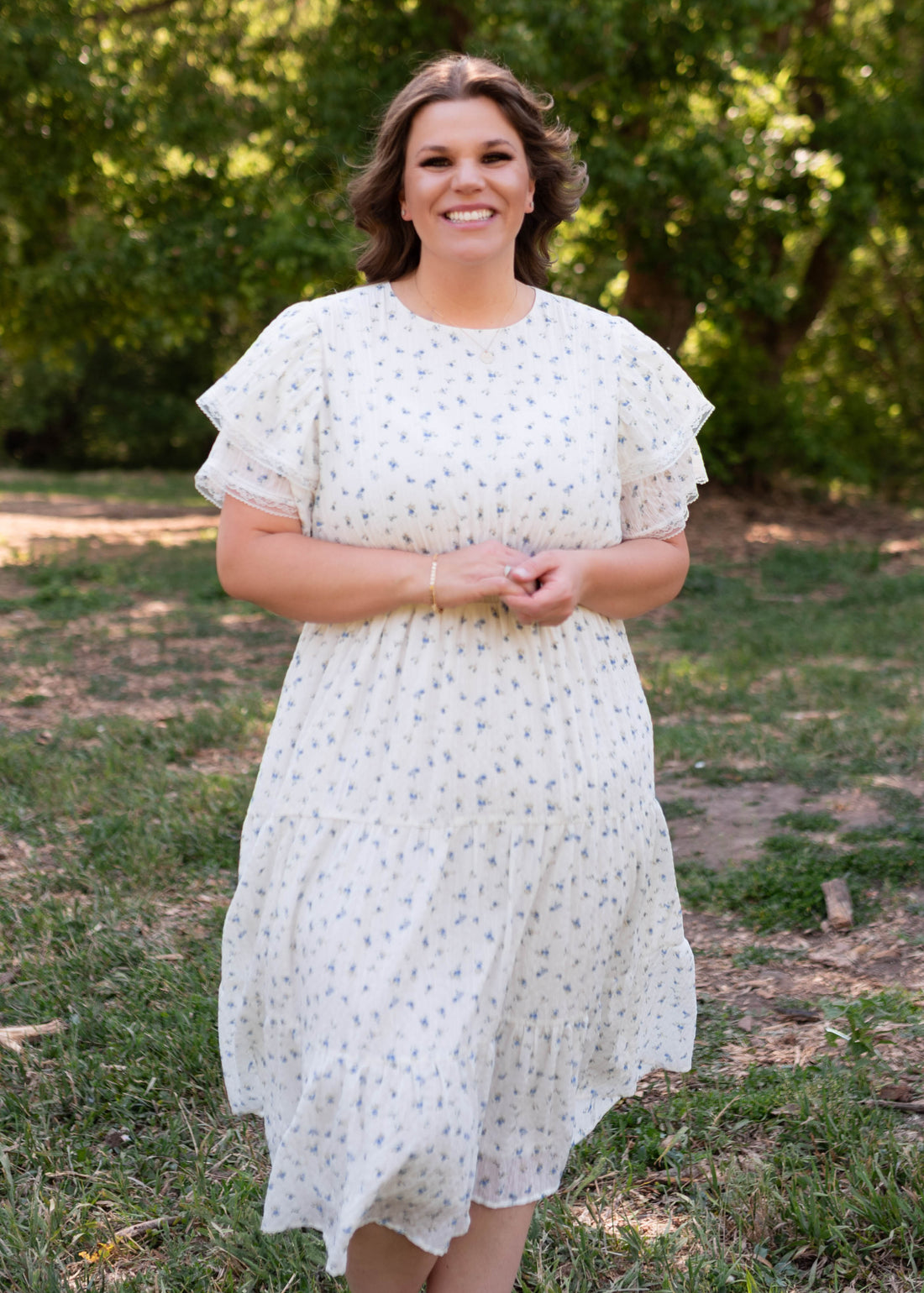 Sami Blue Floral Dress