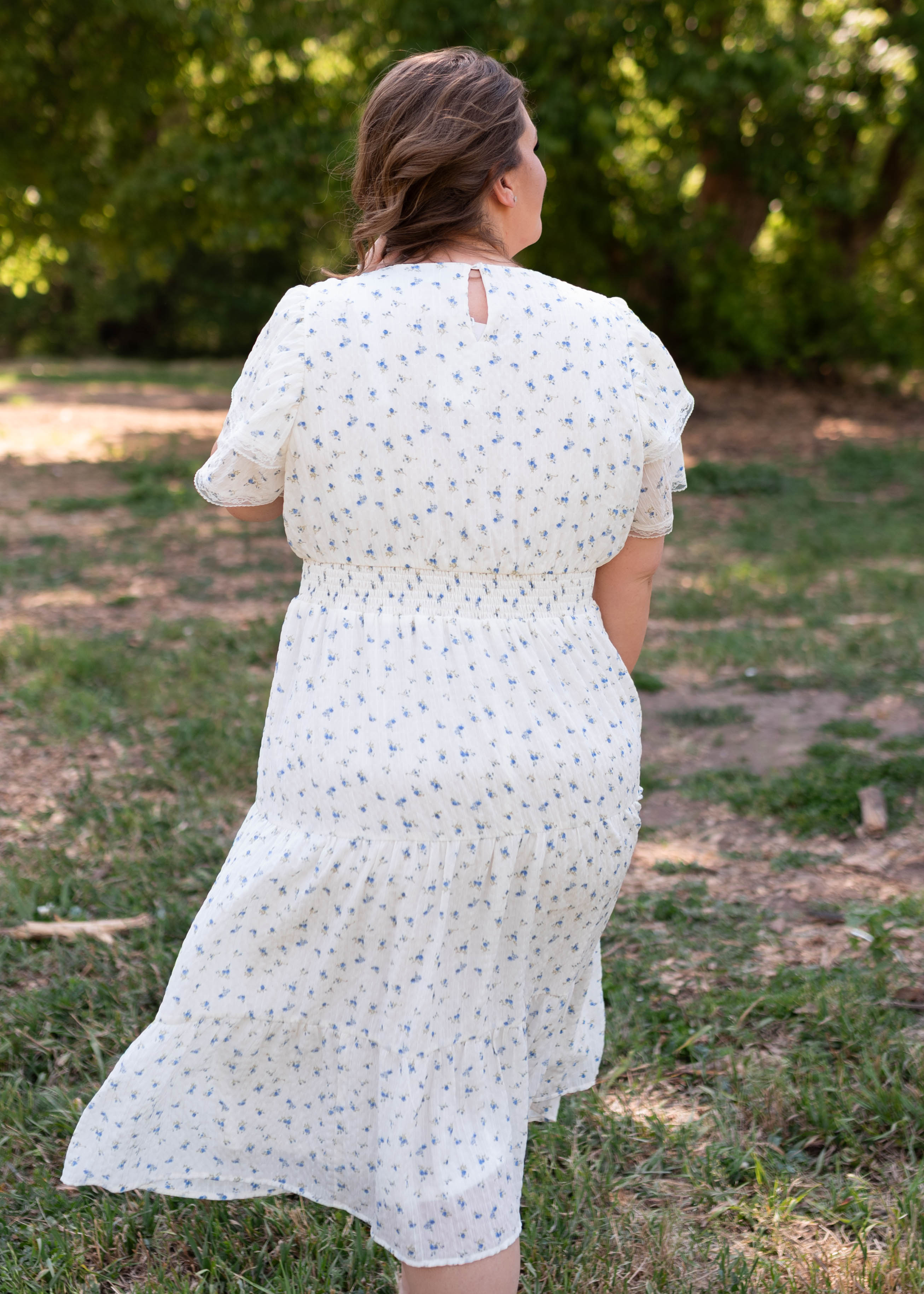 Sami Blue Floral Dress
