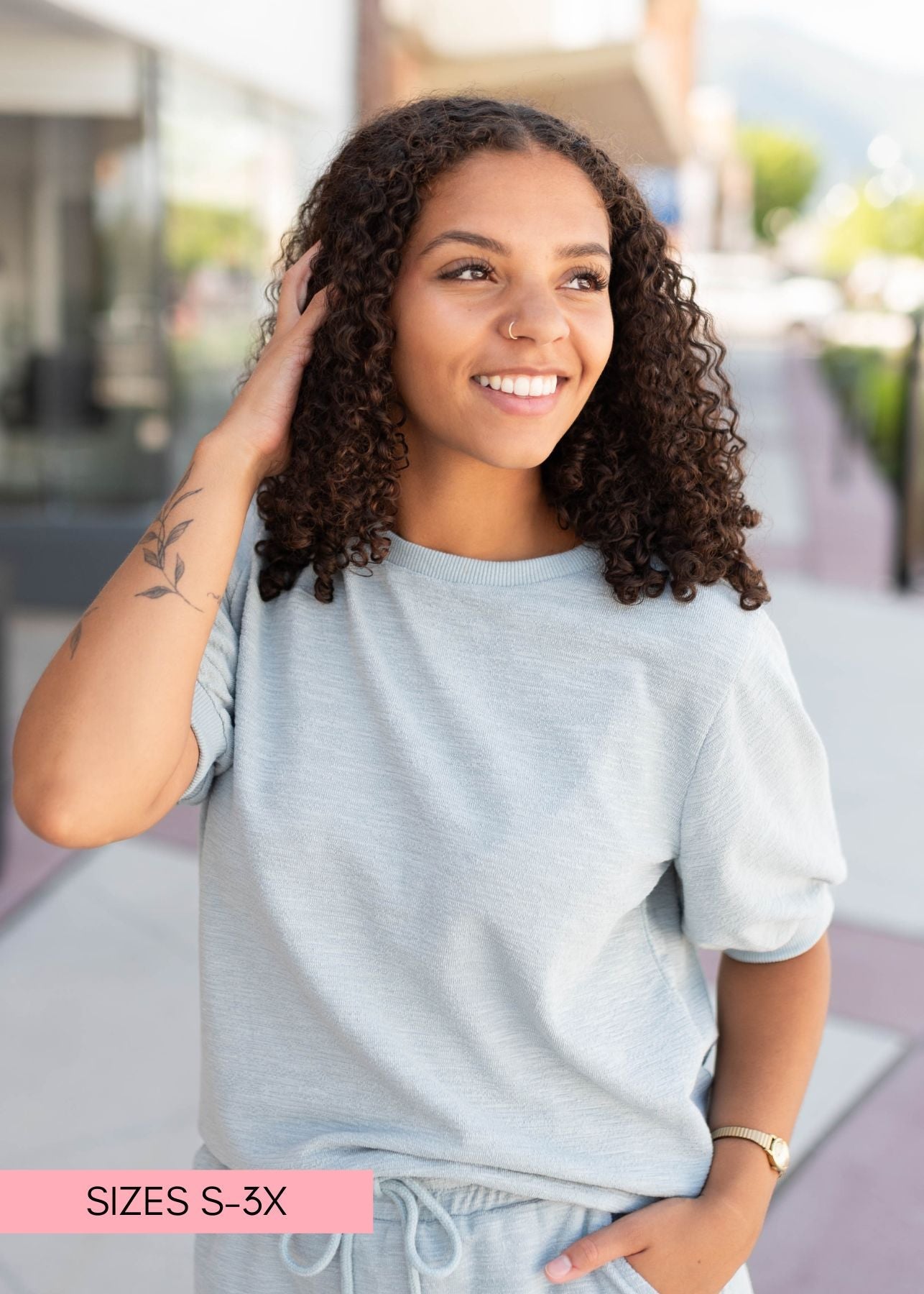 Shae Seafoam Boxy Tee