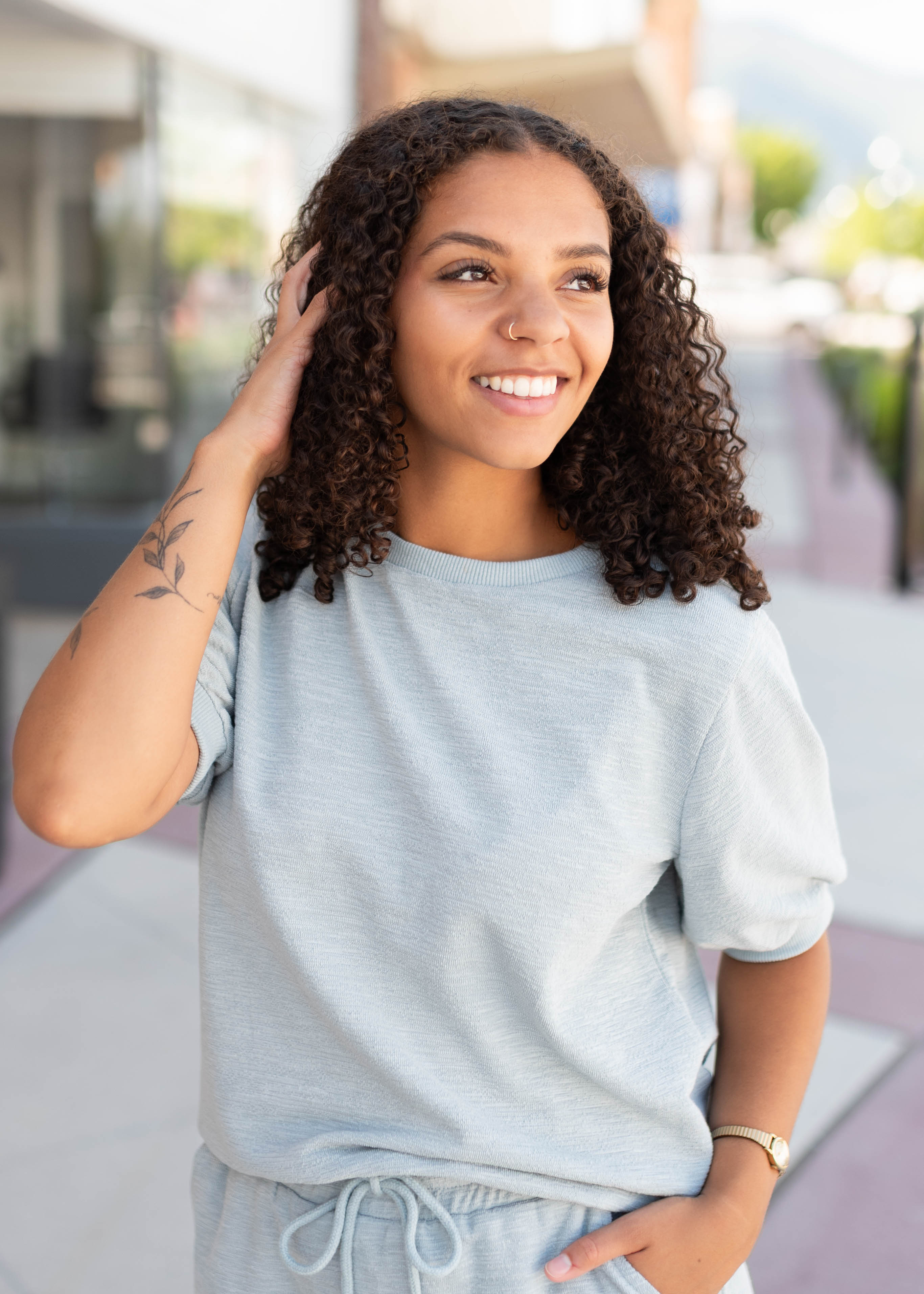 Shae Seafoam Boxy Tee