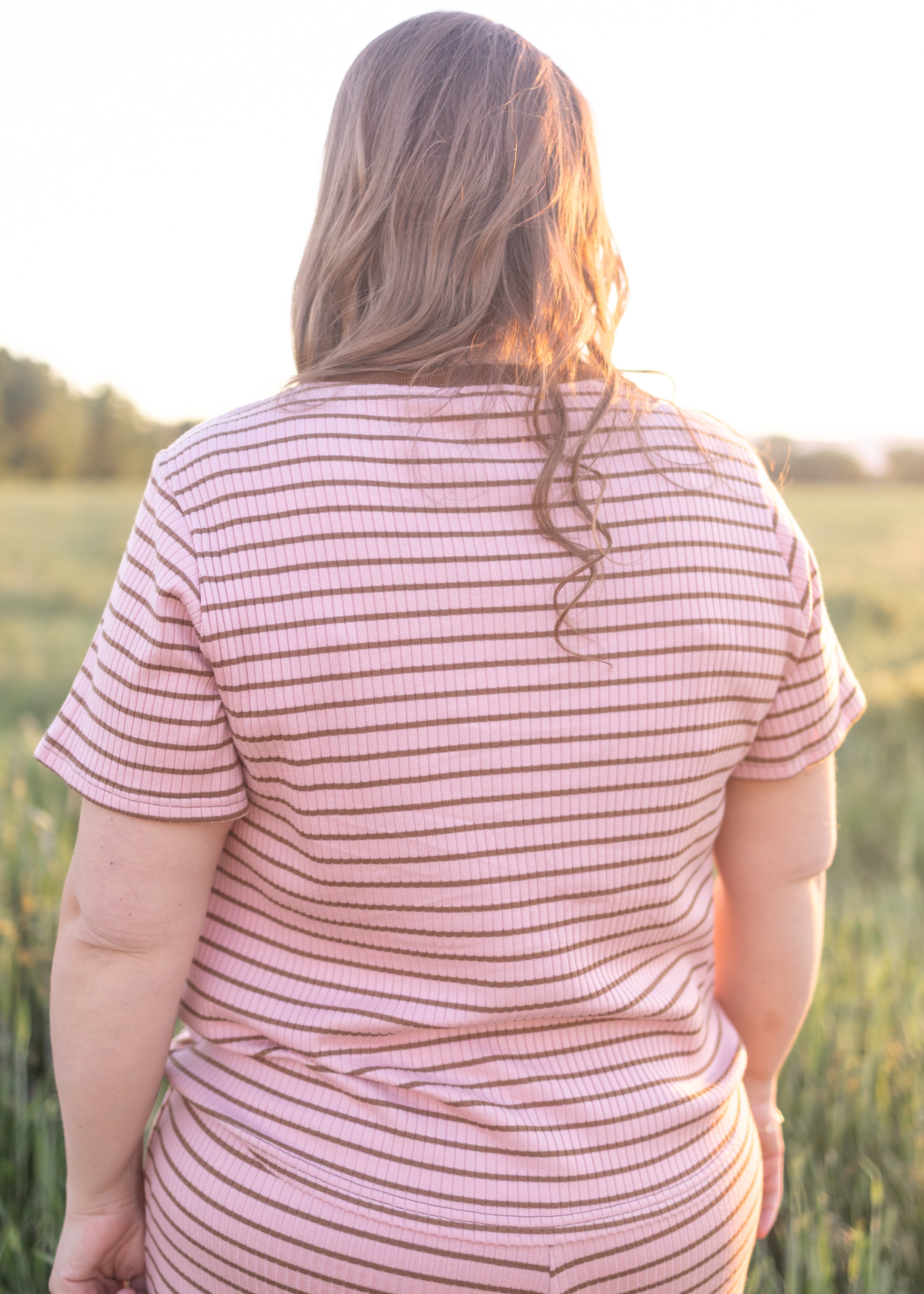 Sophie Pink Striped Top