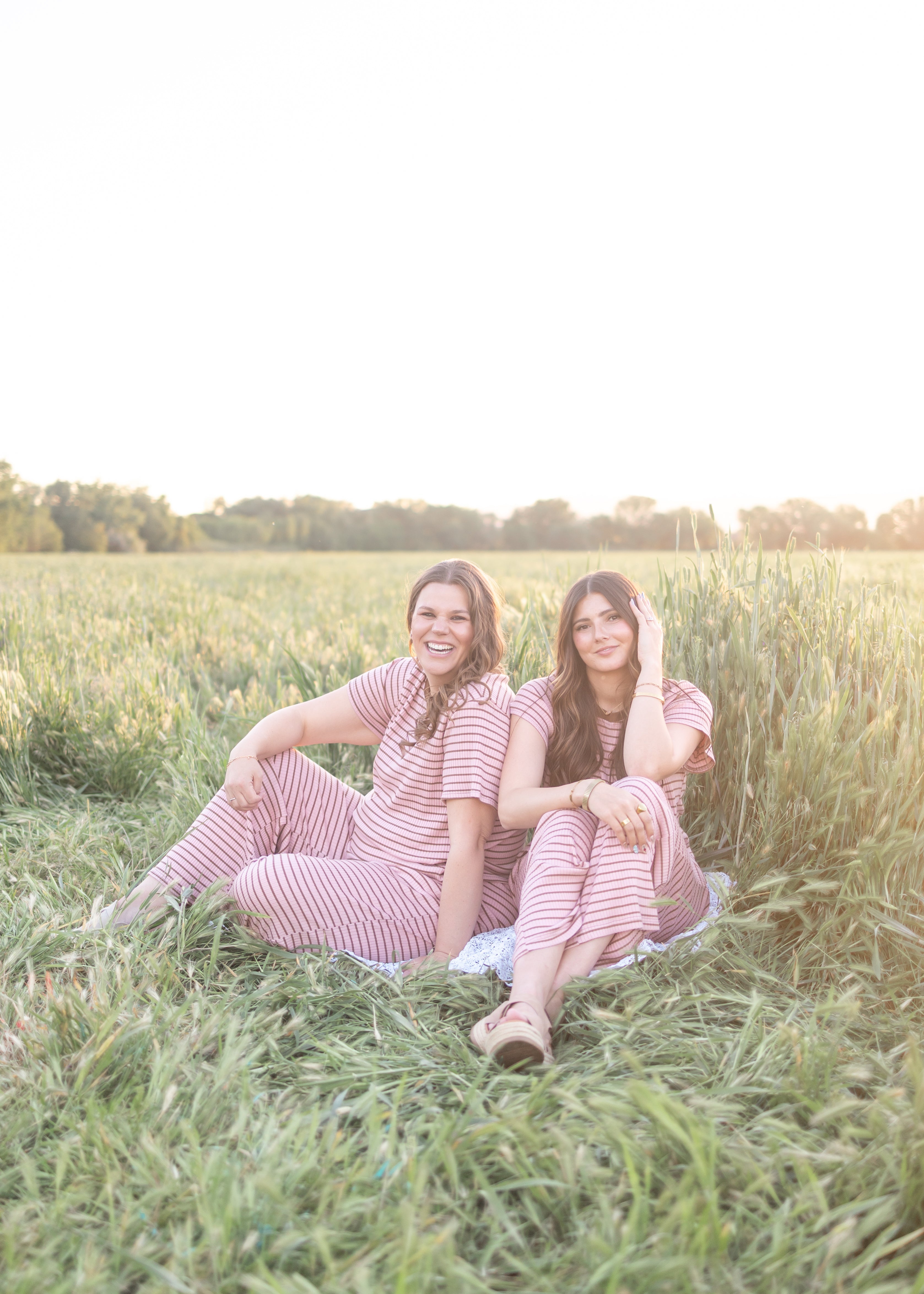 Sophie Pink Striped Pants