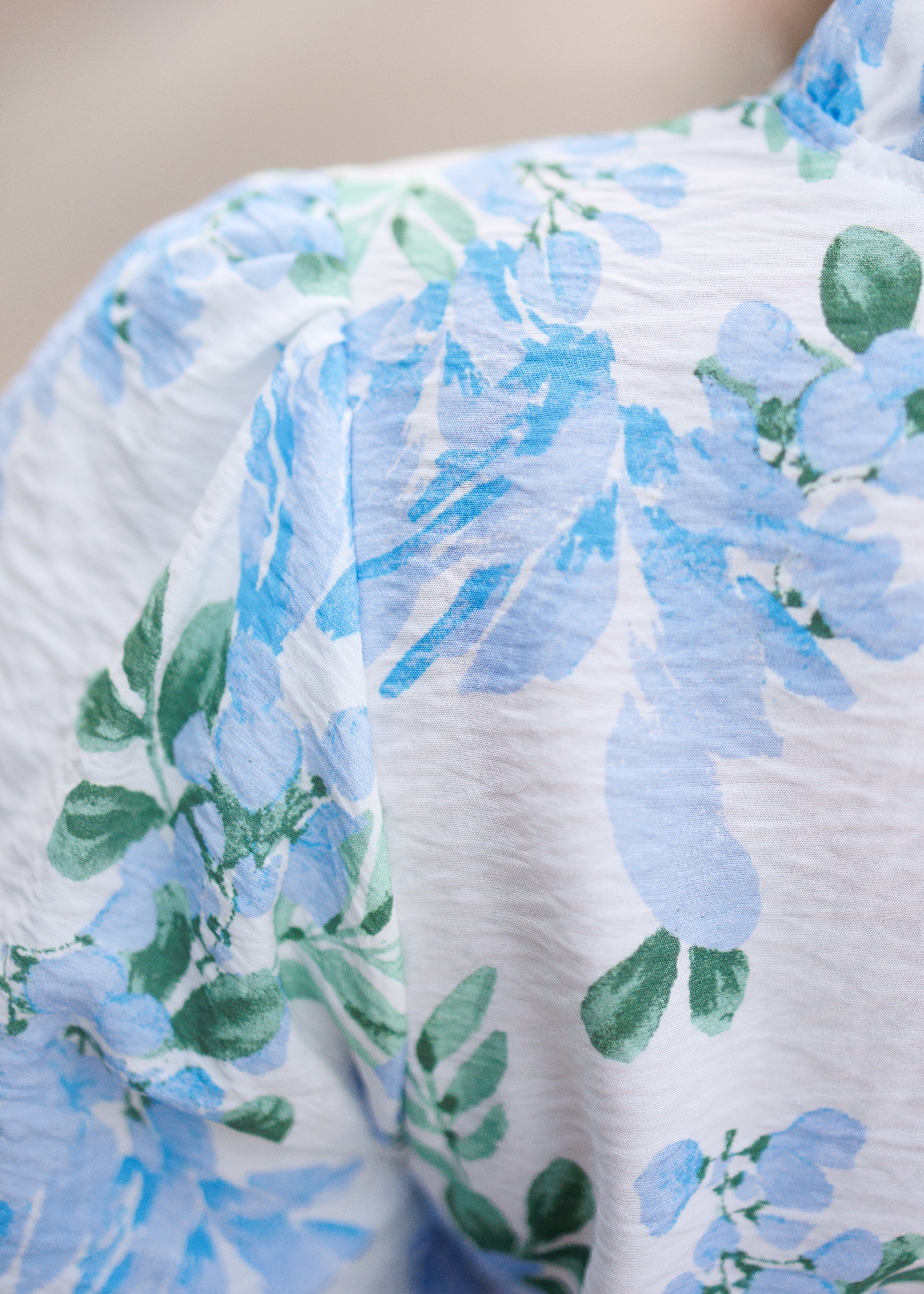 Tatum Blue Floral Blouse