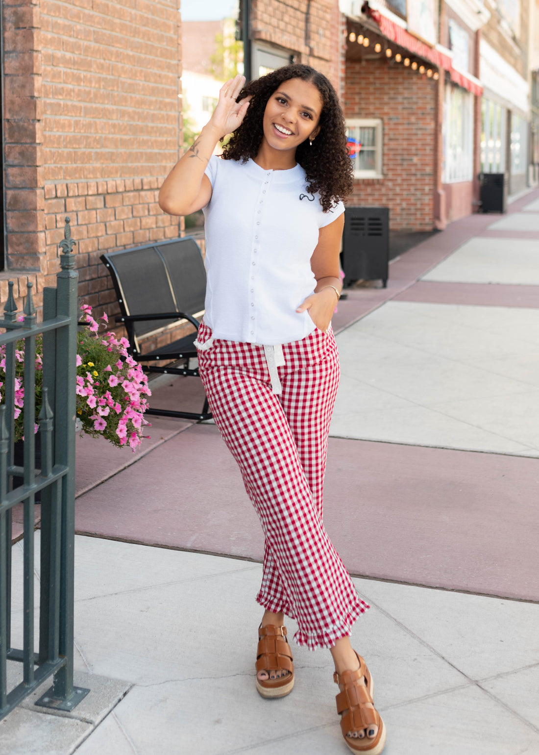 Thea White Snap Up Top