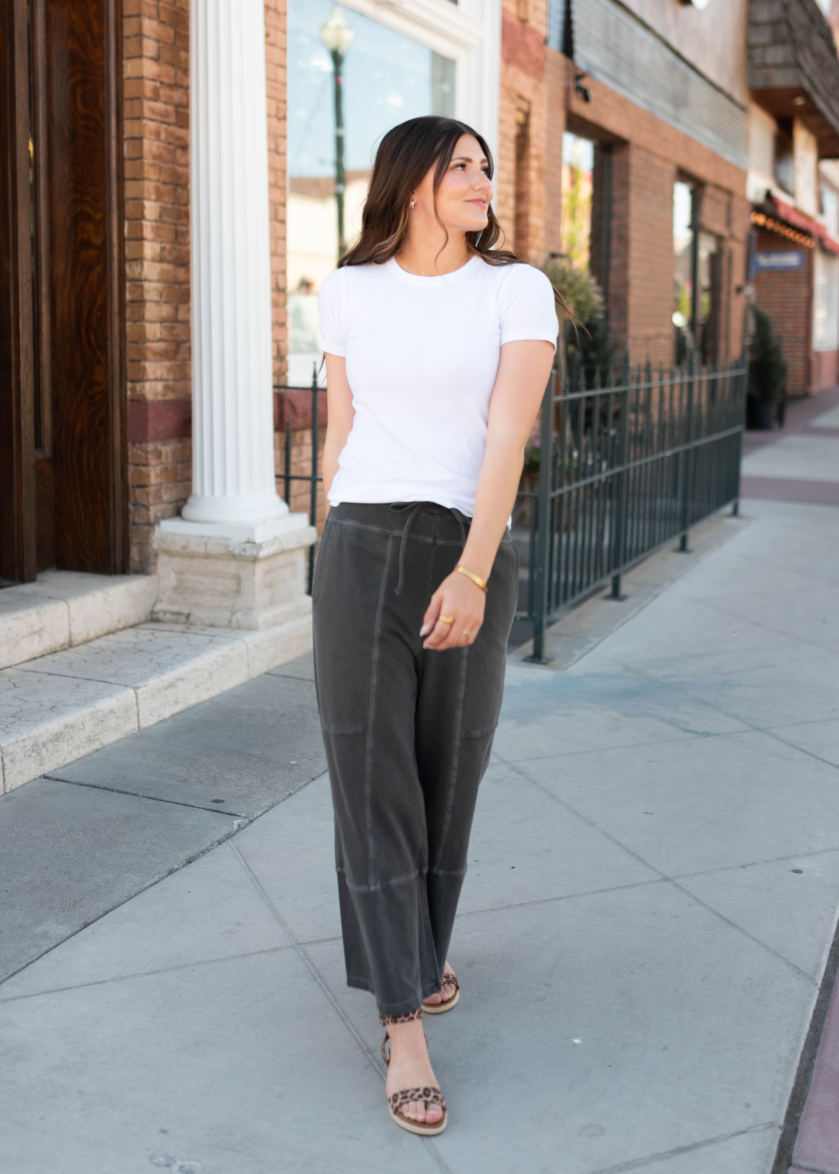 Tilly Black Wide Leg Pants